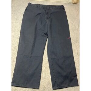 Dickies Loose Fit Double Knee Work Pants Dark Navy Blue 42x30 Mens 7118738DN